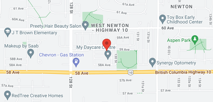 map of 12970 59 AVENUE